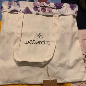 Waterdrop reversible tote bag